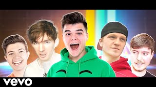 YouTubers Sing Believer 15 MILLION SUBSCRIBERS [upl. by Ahsinav]