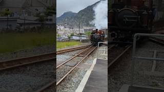 Fairlie Duplex arriving into Blaenau Ffestiniog Ffestiniog [upl. by Alul220]