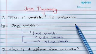 Local Static and Instance variables in Java  Learn Coding [upl. by Hilaria644]