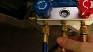 Part 2 How to properly charge an auto AC R134a refrigerant air conditioning system [upl. by Ikcaj779]