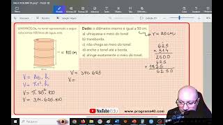 UNISINOS Colocar 100 litros no tonel [upl. by Sihun]