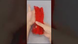 How to make a gonk Xmas decoration with wool shorts gonk woolcraftideas xmas [upl. by Arlina]