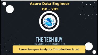 Azure Data Engineer DP203  Azure Synapse Analytics Introduction amp Walkthrough [upl. by Asnerek46]