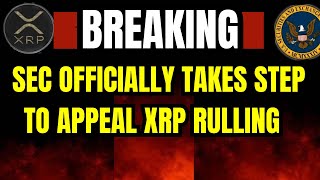 XRP UPDATE SEC Takes Steps to Appeal Judge Torres’ Ruling on XRP bitcoin [upl. by Plerre]