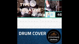 Type O Negative Nettie Drum Cover by Praha Drums Official 40a [upl. by Llerud]