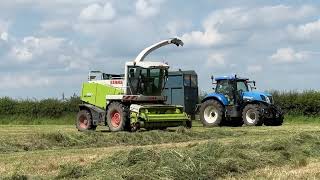 Silage 2024 JJ Farm ServicesClaas Jaguar 850Part 2 [upl. by Peppel]