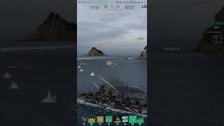 🇩🇪⚡️Battleship Hannover vs USS Montana amp U2501 worldofwarships [upl. by Etnad]