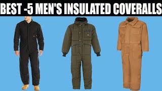 BEST5 MENS INSULATED COVERALLS  YOU CAN BUY ON AMAZON [upl. by Walford600]