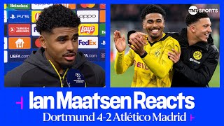 quotITS A DREAM COME TRUEquot 😁  Ian Maatsen  Dortmund 42 Atletico Madrid  UEFA Champions League [upl. by Haem]