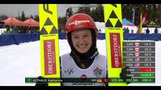 Katharina Althaus  WINNER 19032022  Whistler 2022 [upl. by Gmur]