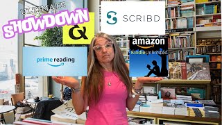 Are Ebook Subscriptions Worth It Kindle Unlimited vs Scribd vs Audible [upl. by Sucramaj424]