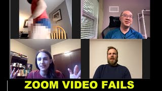 Funny Zoom Video Conference fails What NOT TO DO [upl. by Nadabus217]