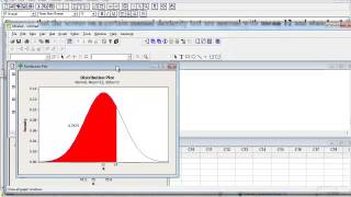 Section 45 Normal RVs Sample Problems Minitab [upl. by Averi170]