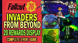 Invader From Beyond Complete Event Guide amp 20 New Rewards Display  Fallout 76 Update 33 [upl. by Inahpit]