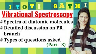 Vibrational spectra of diatomic moleculesVibrational Spectroscopy Hindi for CSIRNET GATE IITJAM [upl. by Dalston]