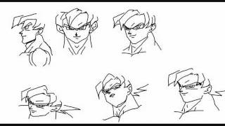 visages dbz sous différents angles [upl. by Arondell270]