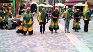 Traditional Jamaican Dance  Royal Carribean Allure of the Seas [upl. by Adnolat]