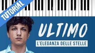 TUTORIAL Ultimo  LEleganza Delle Stelle  Piano Tutorial con Synthesia [upl. by Tewfik]