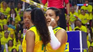 Amistoso Internacional de Vôlei Feminino 2019  Brasil x Argentina  Jogo 1 [upl. by Justen]