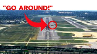 GOAROUND at Gatwick VATSIM MSFS [upl. by Noirred766]