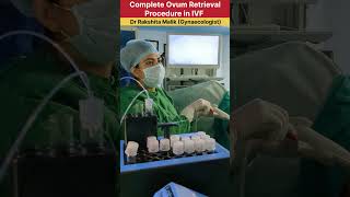 Complete Ovum Retrieval Procedure in IVF by Dr Rakshita Malik ivfcenter ivfspecialist ivfsuccess [upl. by Sukul552]