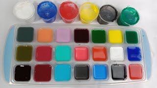 15 Colors Made from just 6 Primary Colours  Acrylic Paint mixing video  How to Create 15 Colors [upl. by Annoiek]