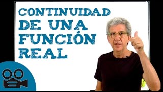 Continuidad de una función real [upl. by Hiram215]