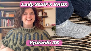 Episode 35 Making Three Pairs of Socks from Laines 52 Weeks of Socks Plus one other pair [upl. by Duke206]