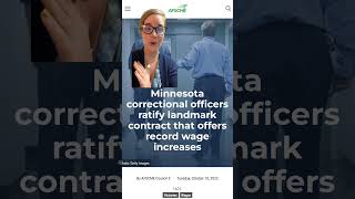 Minnesota correctional officers ratify landmark contract [upl. by Sulohcin]