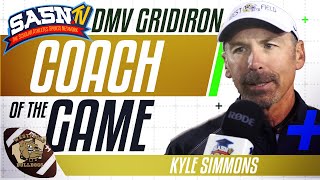 DMV Gridiron Interviews Westfields Head Coach Kyle Simmons [upl. by Pryce995]