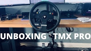 Thrustmaster TMX PRO Force Feedback Racing Wheel REVIEW  UNBOXING [upl. by Nomead]