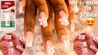 HOW I MAKE 2 SHEIN PRESS ON NAILS LAST 3 WEEKS💅‼️ HOW TO APPLY PRESS ON NAILS BEGINNERS FRIENDLY [upl. by Snave]