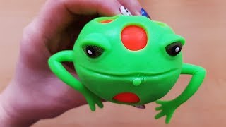 Cutting Open Stress Slime Balls Orbeez Squishy Satisfying Video [upl. by Aidnis]