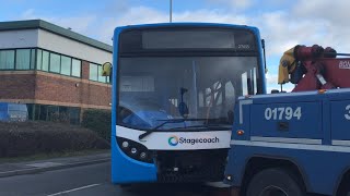 Buses around Farlington Depot  29012022 [upl. by Airad]