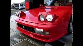 フェラーリ・テスタロッサ チュービの直管！ferrari testarossa tubi Straight pipe loud sounds！！ [upl. by Omrellug199]