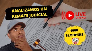 Remate Judicial  Análisis PASO a PASO en VIVO [upl. by Kutchins509]