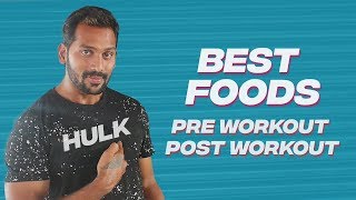 Best Pre amp Post workout Food List  The Best foods to eat before and after workout [upl. by Ultun]