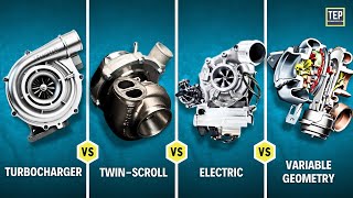 Turbochargers Explained  How Single TwinScroll VGT amp Electric Turbocharger Works [upl. by Allison]