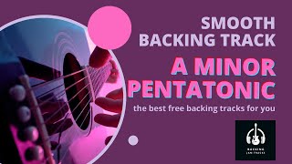 A minor pentatonic backing Track  slow groove jam track in A minor 100 BPM [upl. by Airbmat]