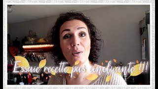 Vlog FAMILLE du 23 octobre  Essaie pas concluant et recette de poulet rôti patate douce et chorizo [upl. by Yssirc]