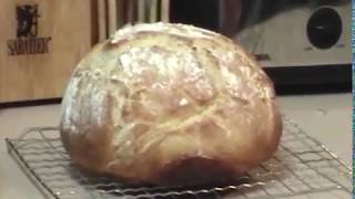 Baking a Loaf of Bread Using a Romertopf in 2009 [upl. by Ellerred]