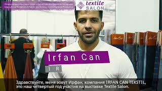 İRFAN CAN TEKSTİL на выставке тканей Textile Salon [upl. by Ruth]