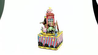 Robotime 3D Wooden Puzzle Music BoxBooth Phone AM401 [upl. by Uzzia293]