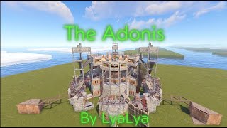 The Adonis  Trio Offline Base  Strong BUNKERS amp Cool OPENCORE  Simple to Build  RUST Base Design [upl. by Faux]