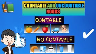 LOS SUSTANTIVOS CONTABLES E INCONTABLES EN INGLÉS  Countable and Uncountable Nouns [upl. by Fleece]