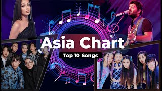 ASIA CHART Top 10 Songs  March 2023 top trending chart billboard music [upl. by Eatnuahs]