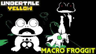 Undertale Yellow MACRO FROGGIT SECRET Boss Fight [upl. by Jorrie]