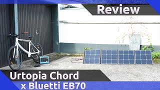 Urtopia x Bluetti Solar Energie fürs eBike 2023 [upl. by Ydnarb]