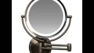 wall mounted lighted makeup mirror [upl. by Smiley]