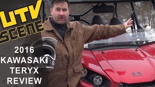 2016 Kawasaki Teryx Ride Review [upl. by Yleme]